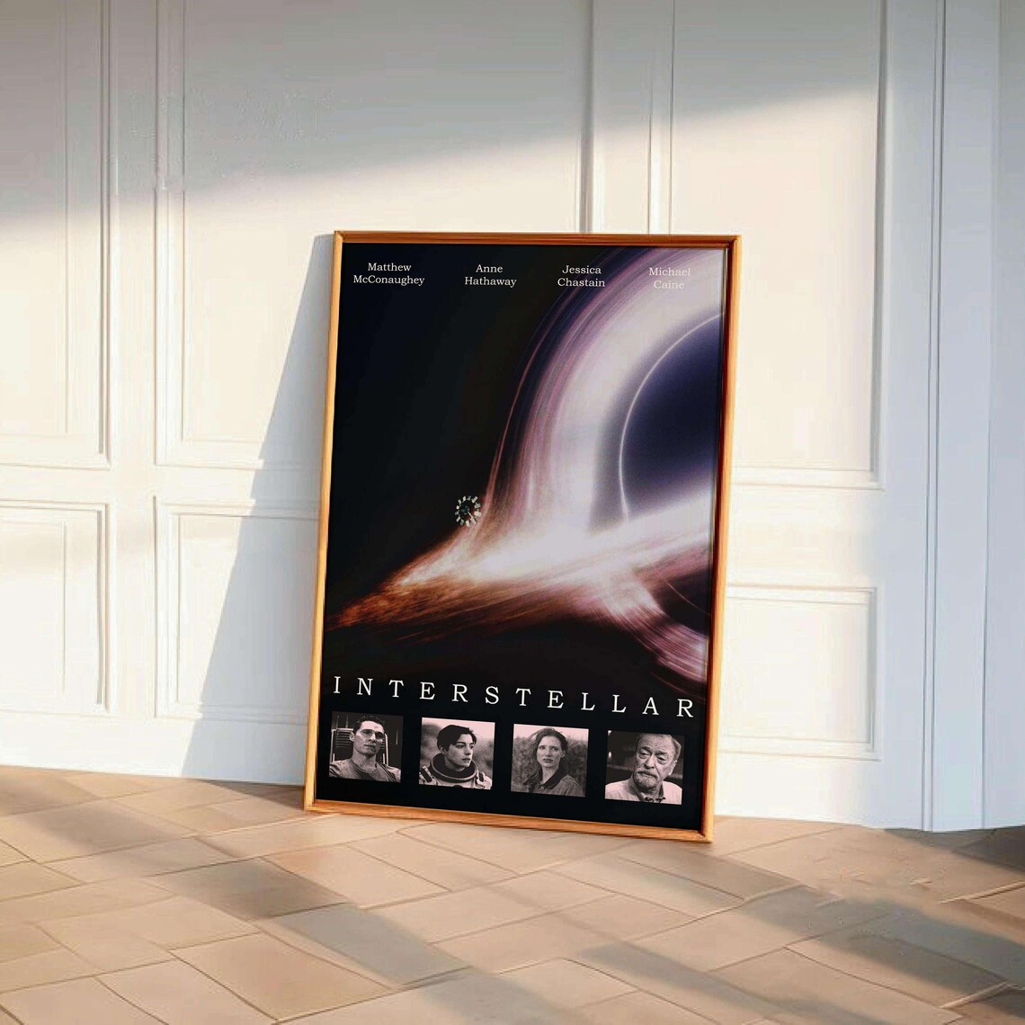 Interstellar Movie Poster Art Print, Christopher Nolan