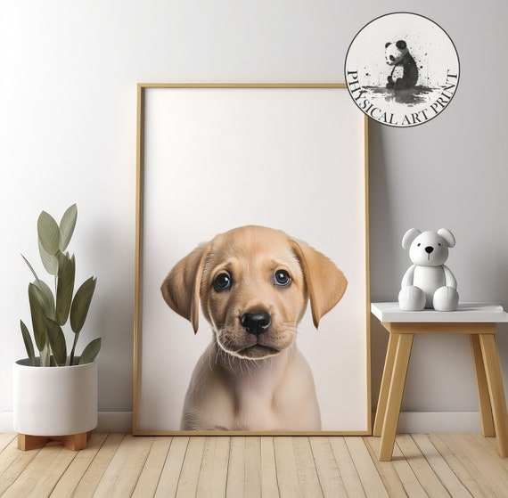 Labrador Wall Art Physical Print Animal Illustration Nursery Decor Infant Matte Poster