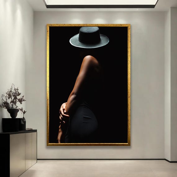 Minimalist Woman Canvas Wall Decor