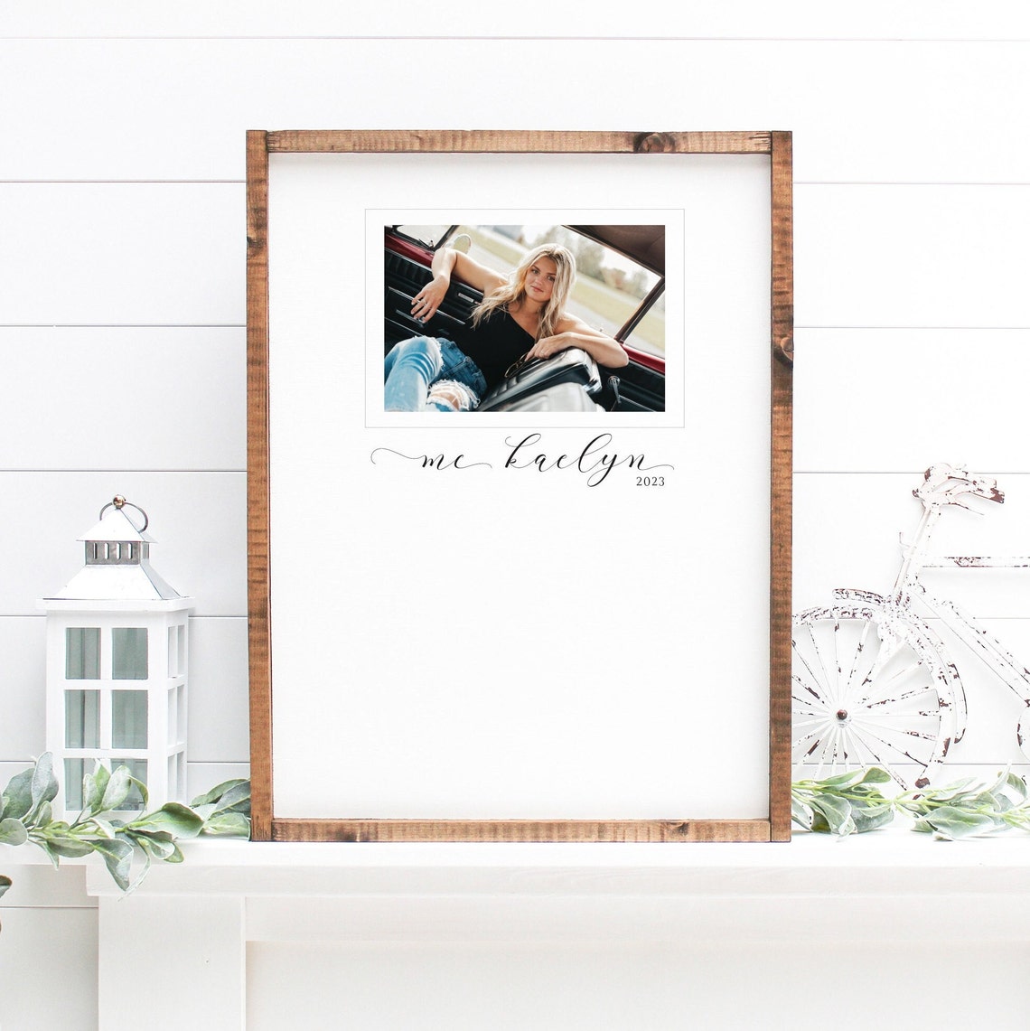 Personalized Photo Name Keepsake Custom Picture Frame Kaelyn 2023 Poster
