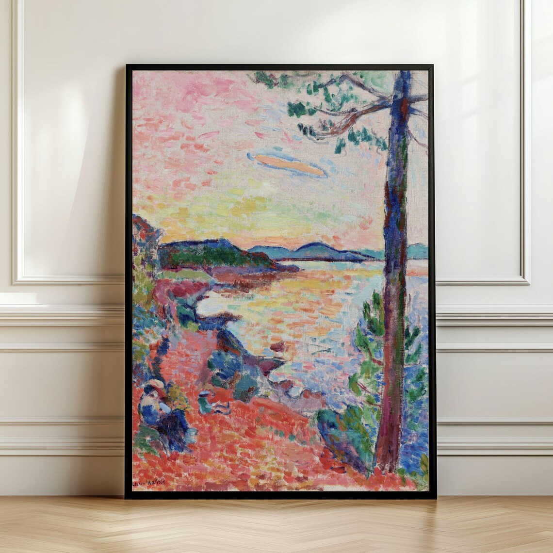Henri Matisse-Inspired Abstract Landscape Art Print