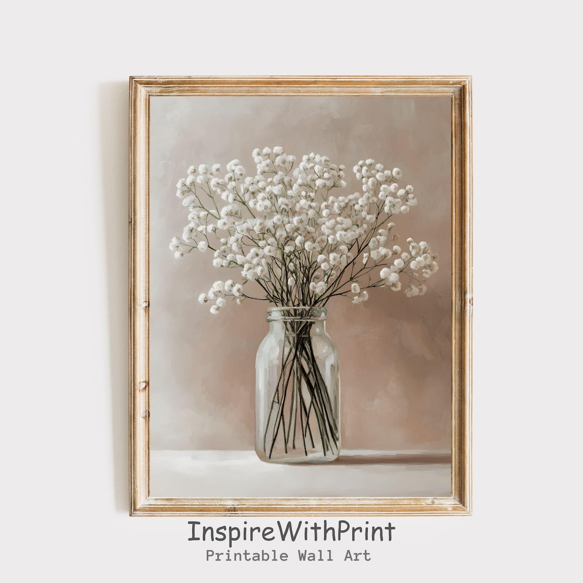 Baby Breath Flower, Vintage Floral Spring Decor