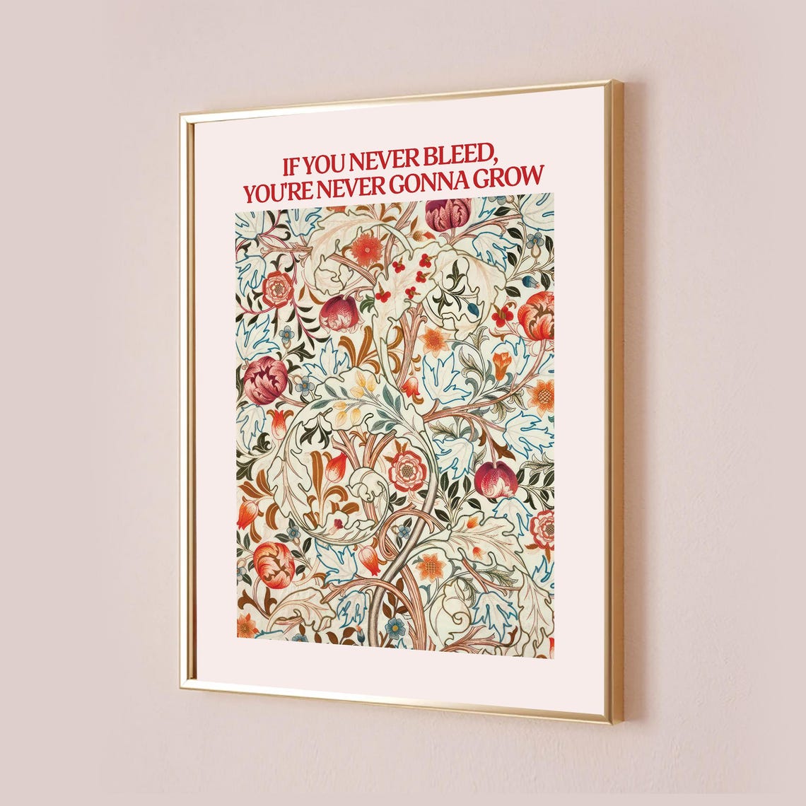 Taylor Swift Marjorie Lyric Quote Floral Botanical Art Poster