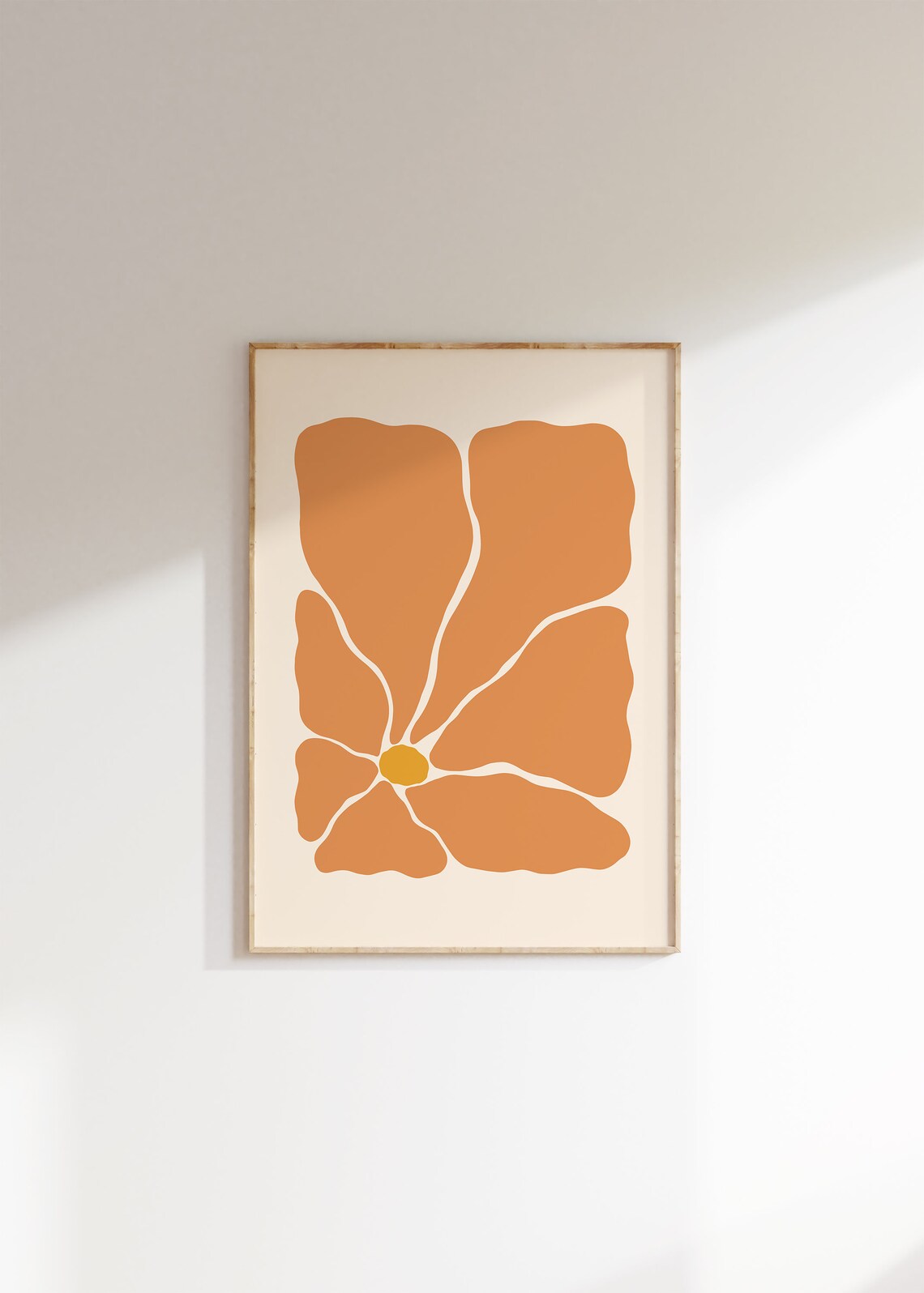 Retro Abstract Flower Art Print, Matisse-Inspired - Image 2