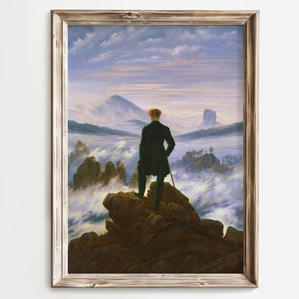 Wanderer Above The Sea Of Fog Caspar David Friedrich Scene Poster - Image 2