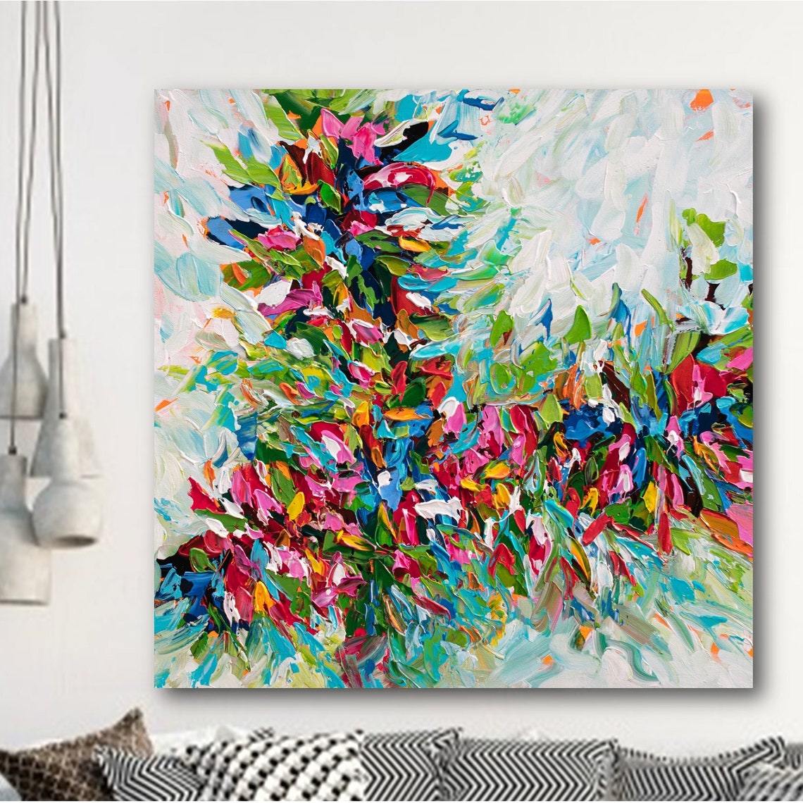 Abstract Butterfly Wall Art Print
