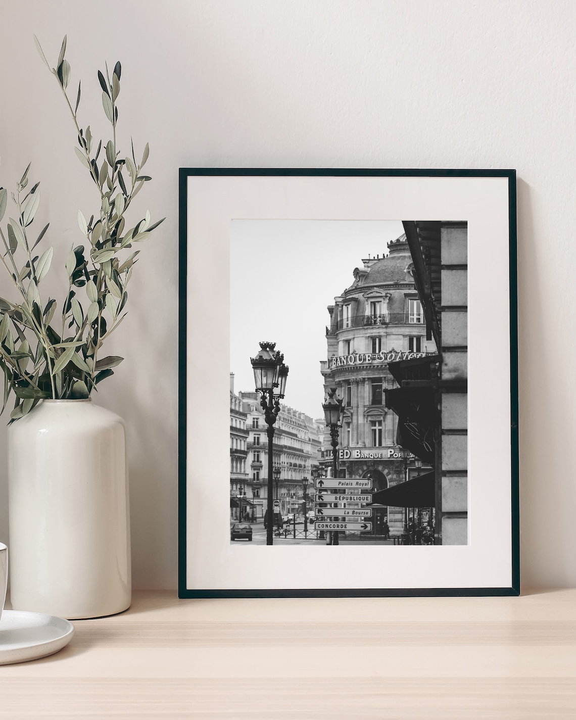 Black And White Paris Street Art Print, Architecture - Image 4