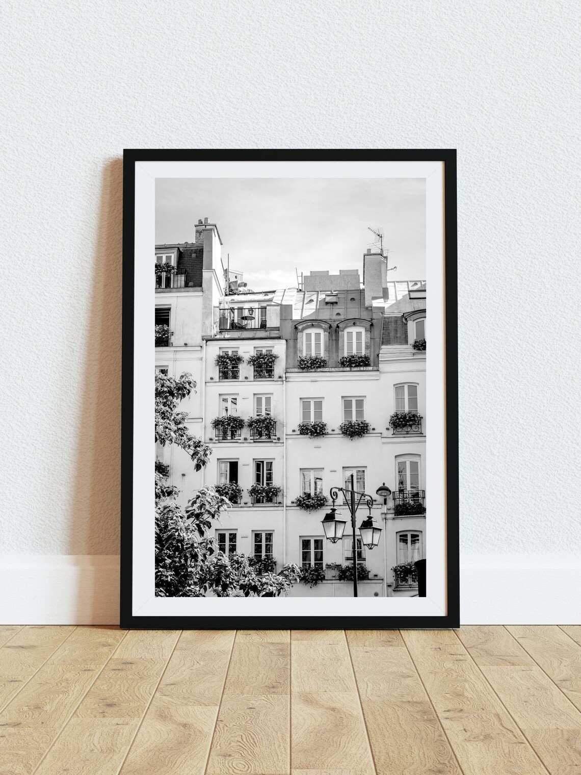 Paris Architecture Art Print, Black And White Travel