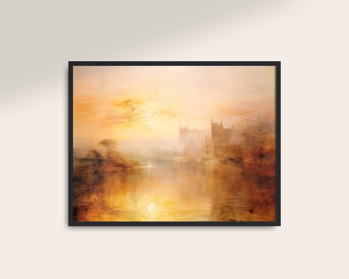 Vintage Nature Painting Art Print, Light Academia - Image 3