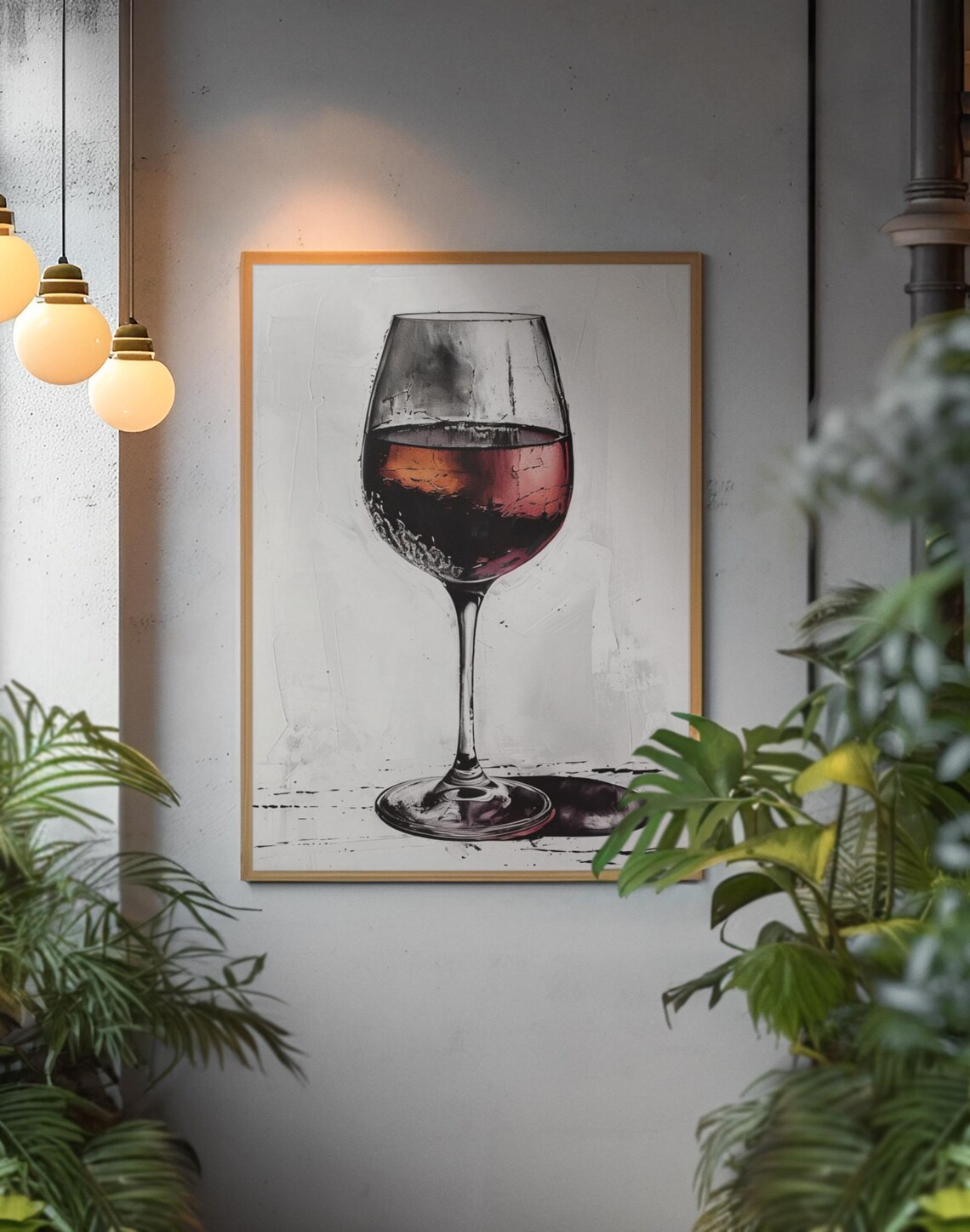 Wine Quote Poster, Funny Wine Lover Kitchen Decor - Image 2