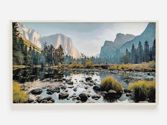 Yosemite Valley El Capitan River Landscape National Park Poster