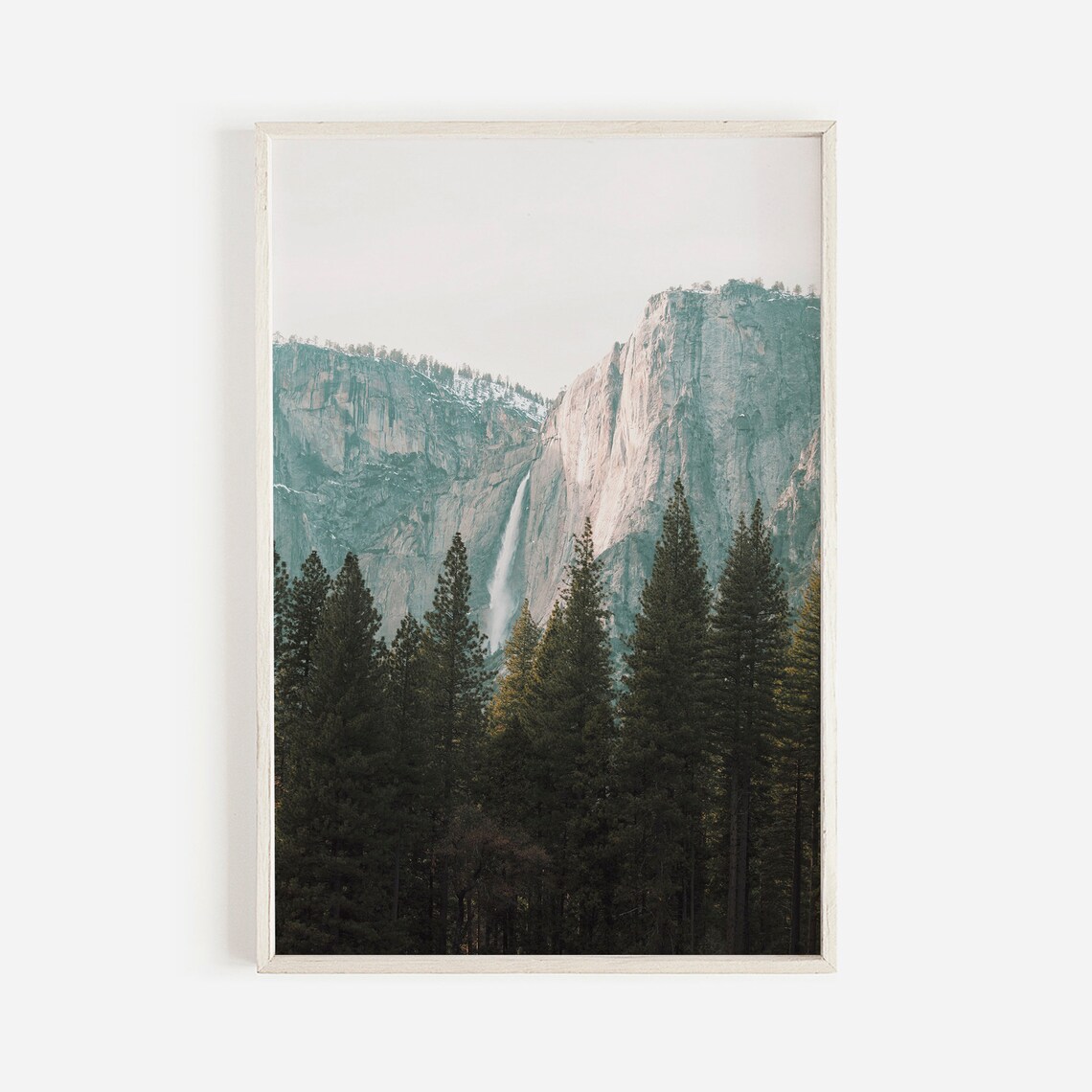 Ribbon Falls Yosemite National Park Travel Poster