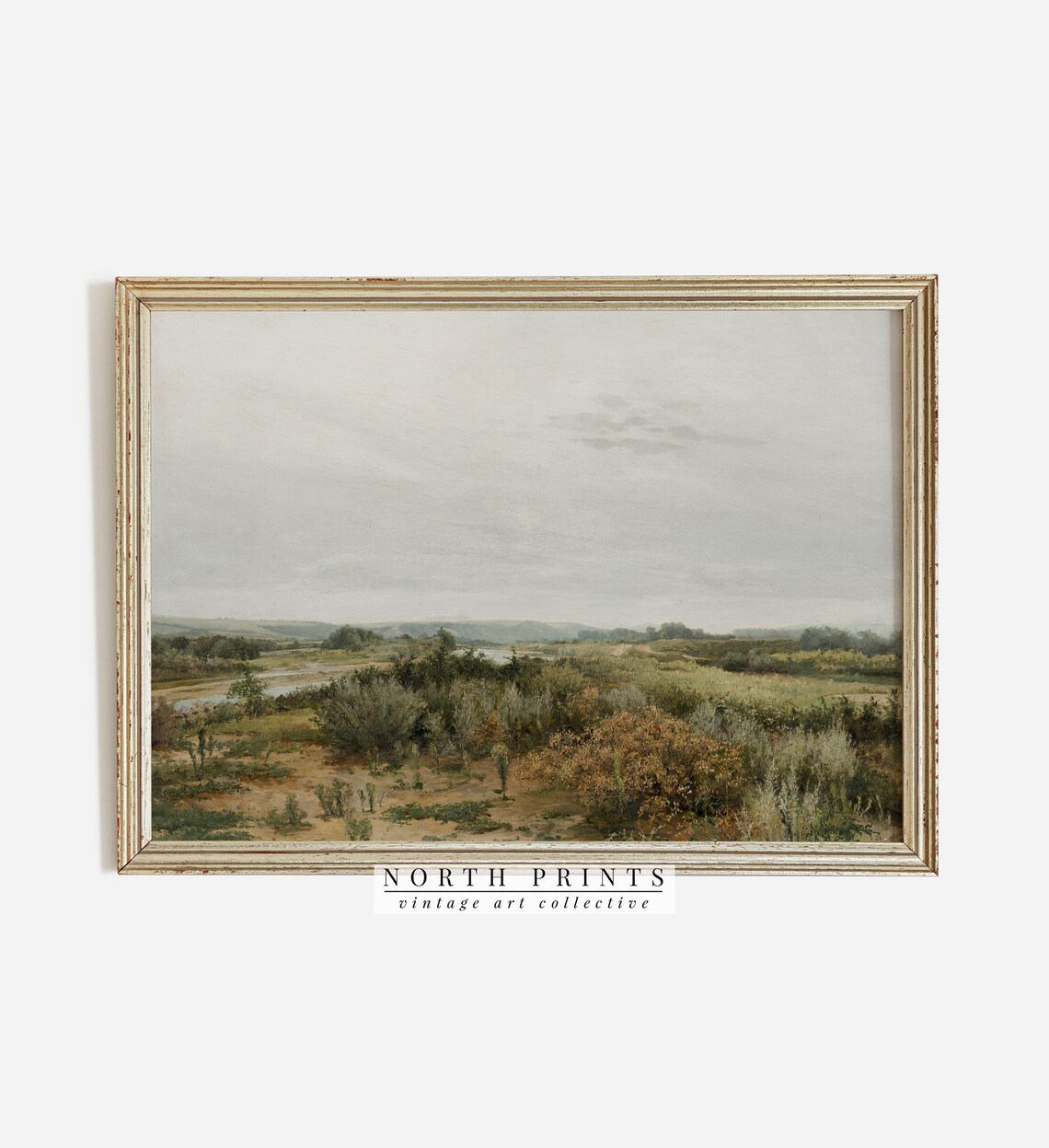 Southwestern Desert Landscape, Boho Vintage Art Print - Image 2