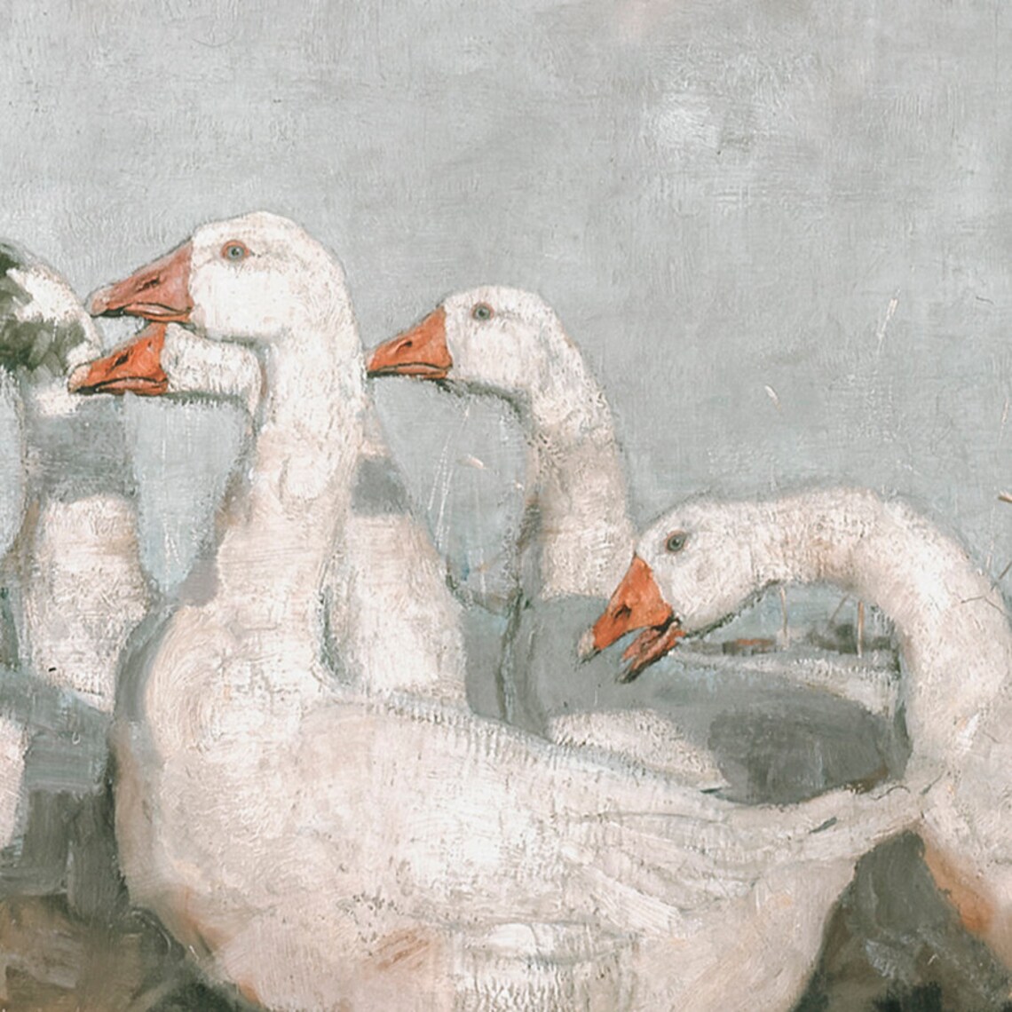 Vintage Nursery Painting Farmhouse Print - Image 3