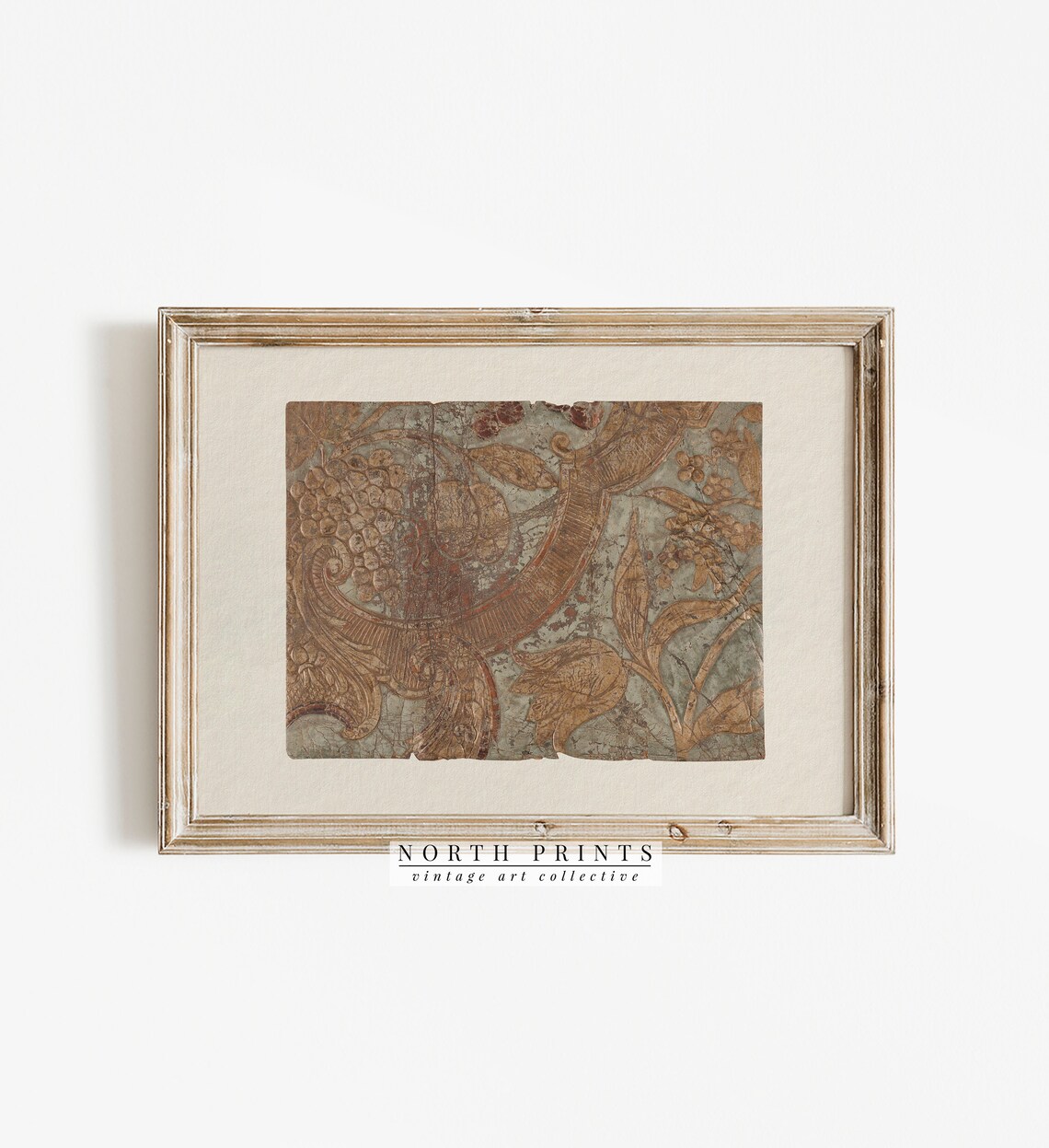 Vintage Boho Antique Textile Art Print, North Prints - Image 2