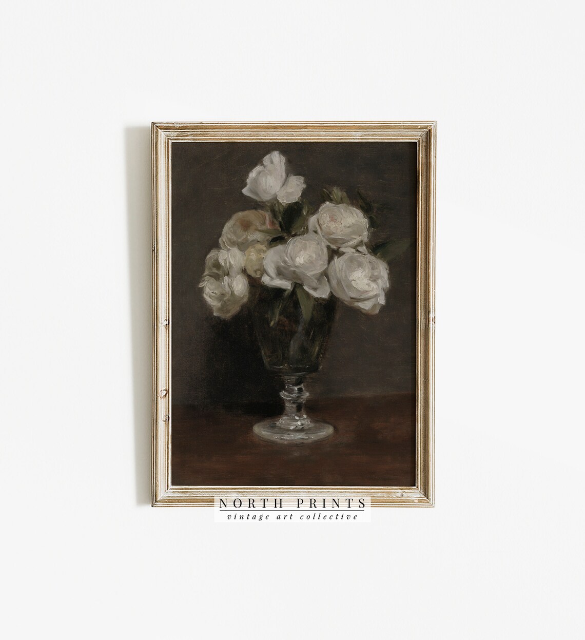 Still Life Roses Vintage Botanical Art Print - Image 3