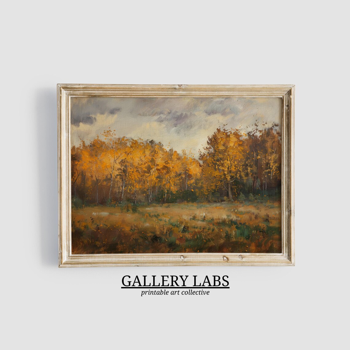 Forest Wall Art Fall Decor Moody Autumn Print Cabin Decor Fall Wall Art Rustic Home Decor Art
