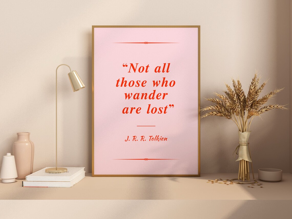 Lord Of The Rings Quote Print, Minimalist Poster - Image 2