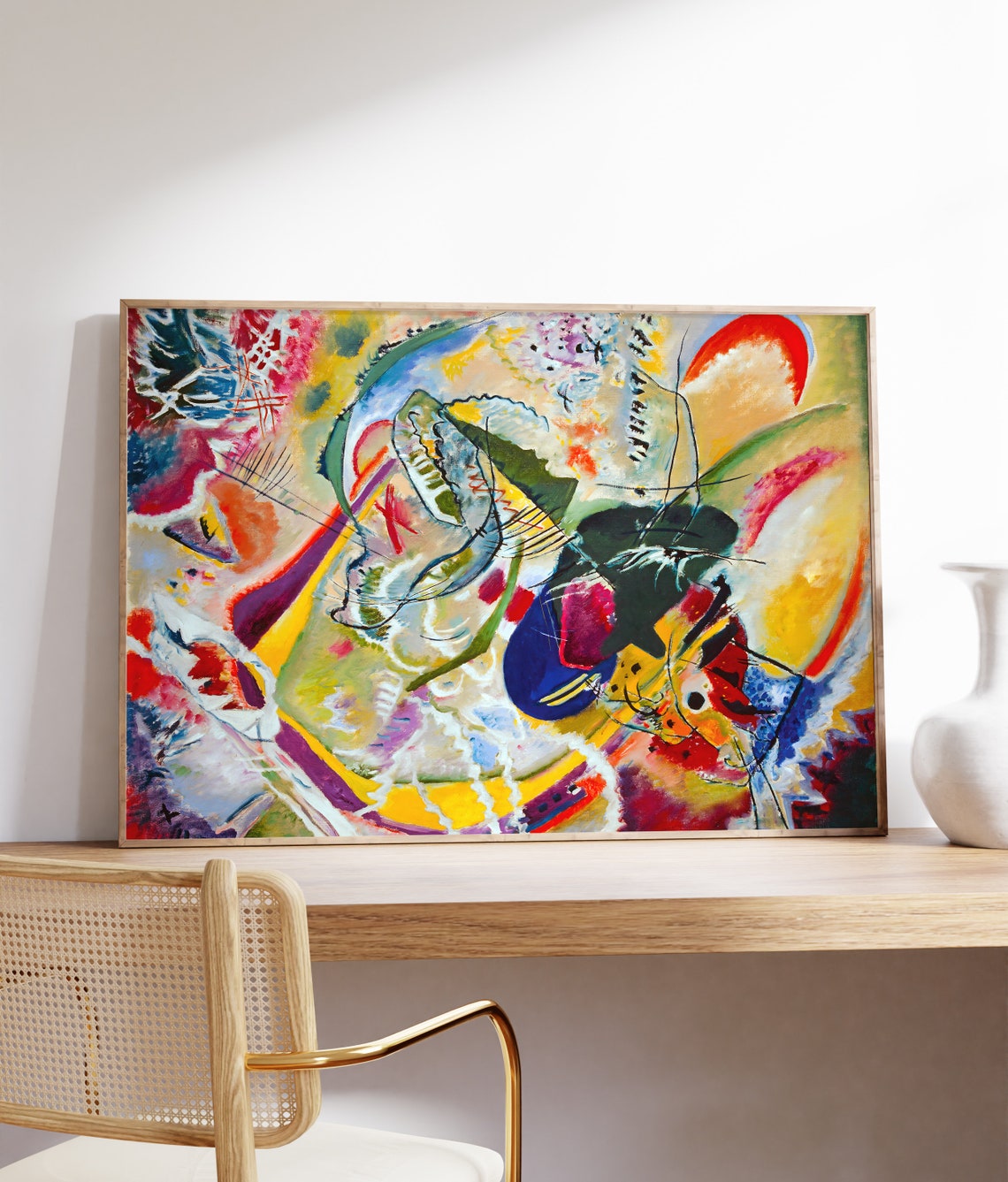 Wassily Kandinsky Improvisation 35 Colorful Abstract Art Poster