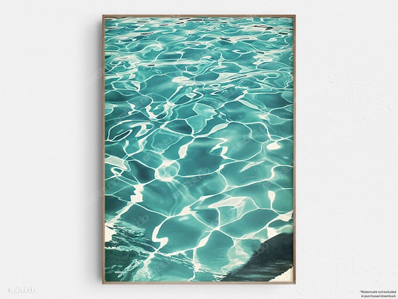 Deep Reflections Abstract Mid-Century Modern Art Print