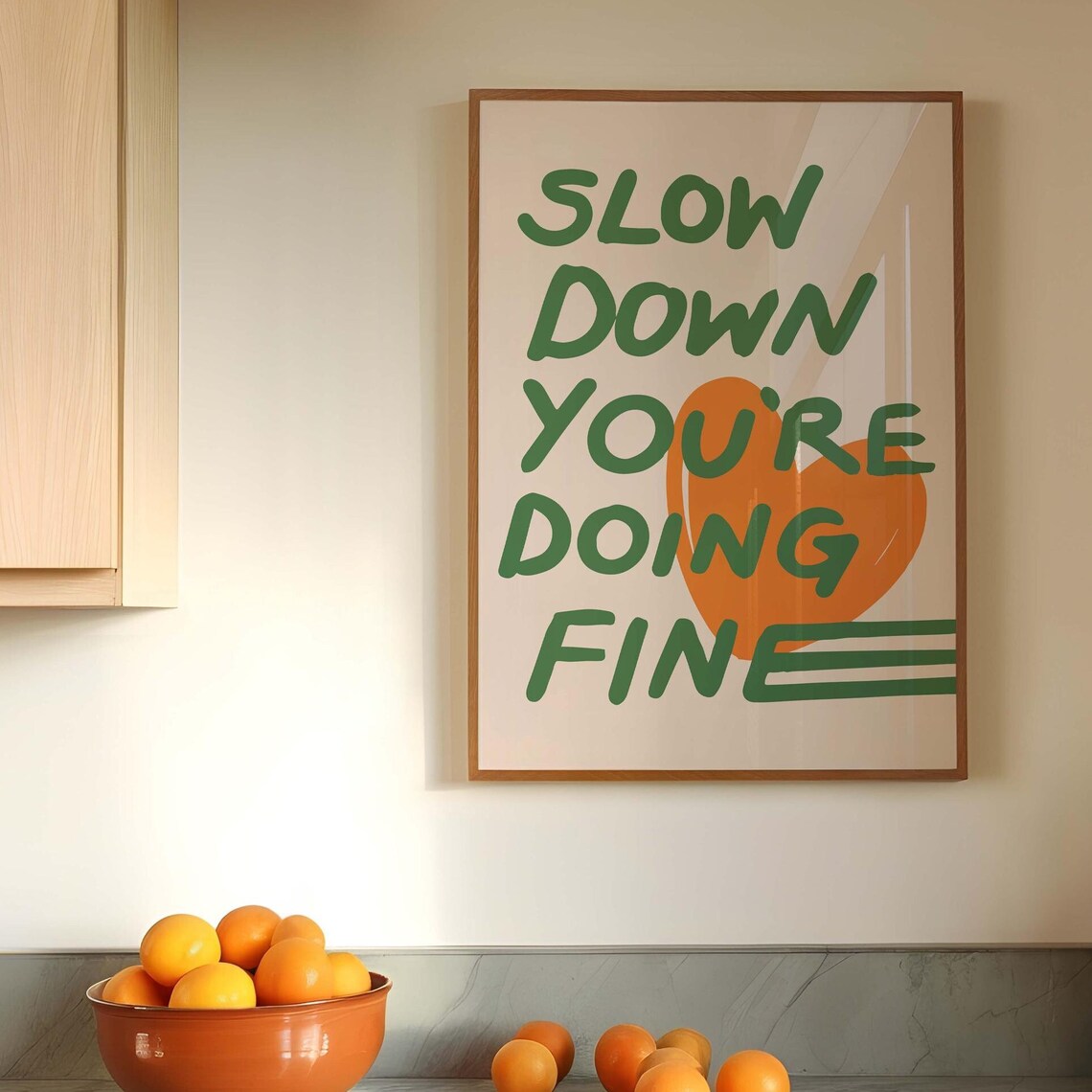 Billy Joel Vienna Slow Down You Are Doing Fine Retro Quote Poster - Image 3