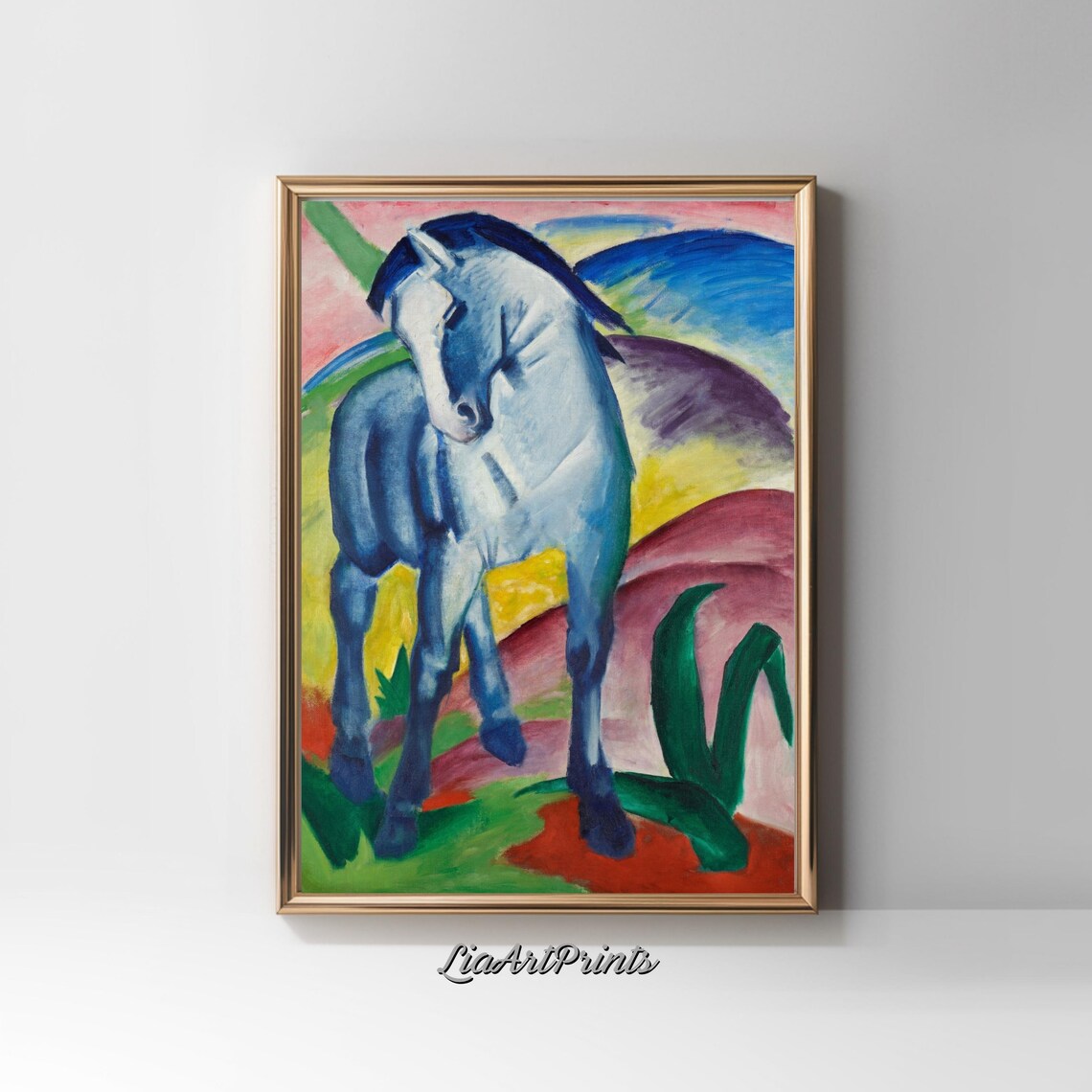 Franz Marc's Blue Horse I, Expressionist Masterpiece - Image 3