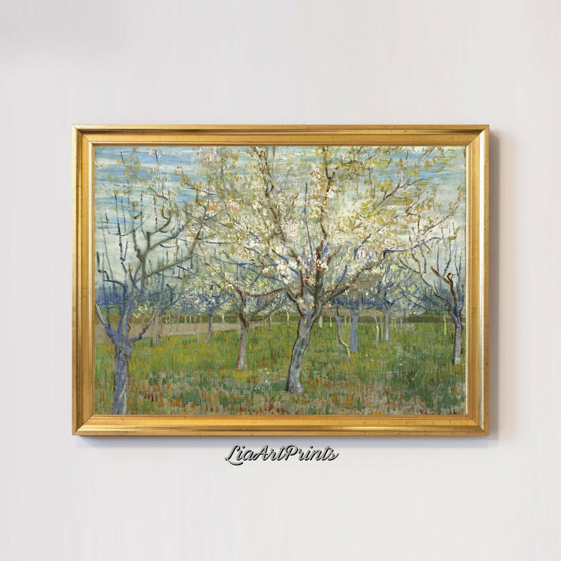 Orchard In Blossom, Van Gogh Inspired Spring Scene - Image 2