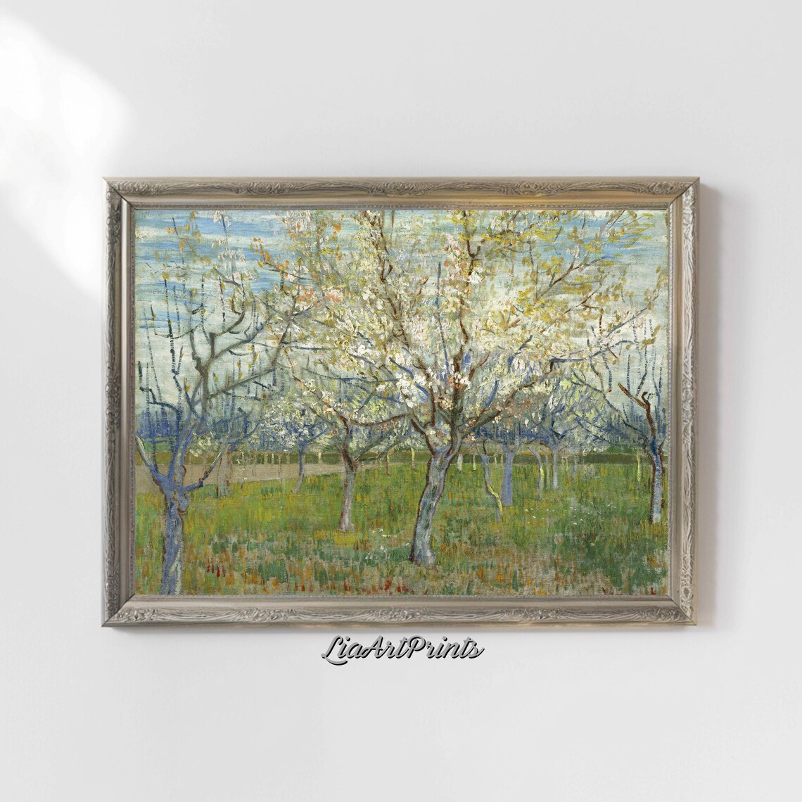 Orchard In Blossom, Van Gogh Inspired Spring Scene - Image 4