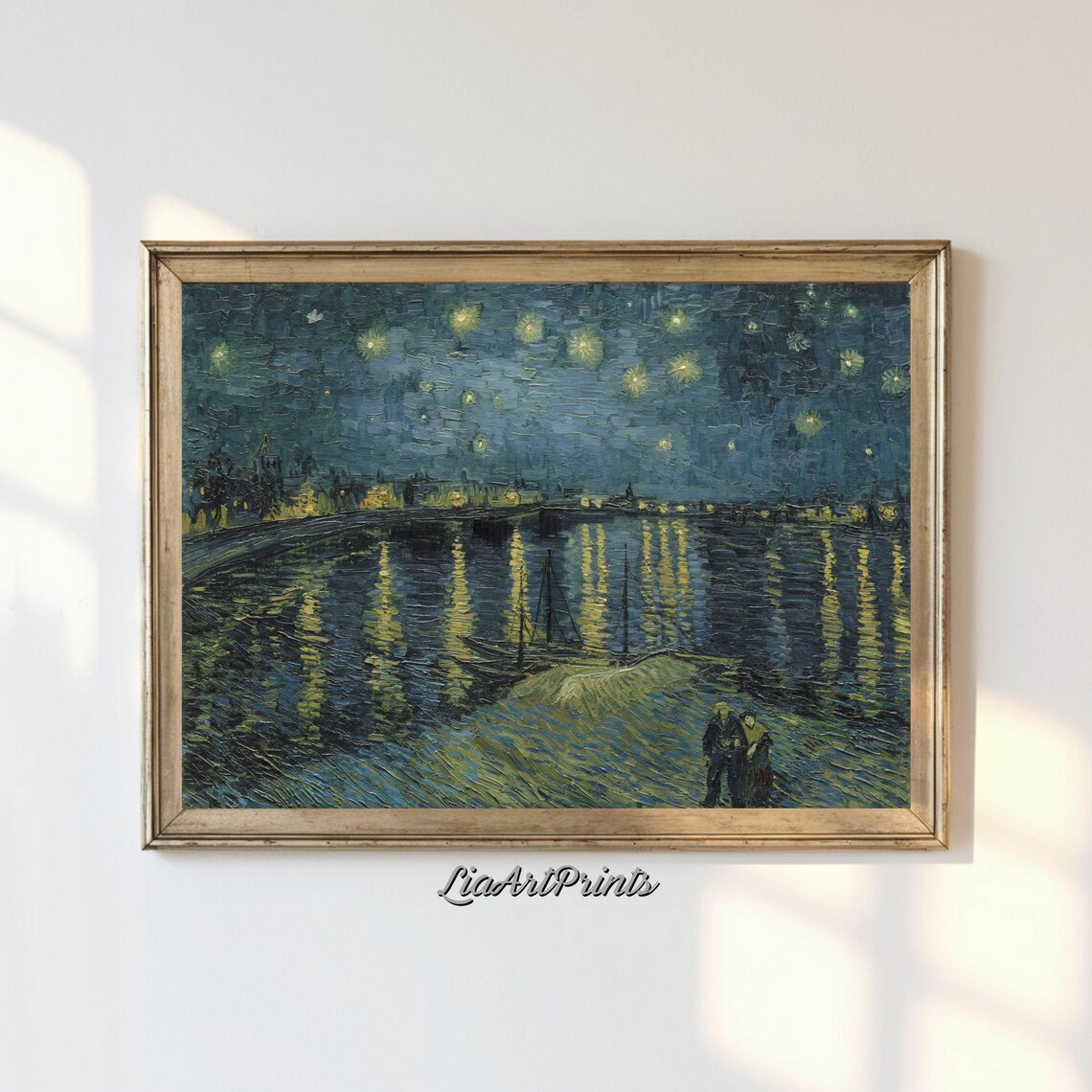 Starry Night Over The Rhne, Van Gogh Inspired