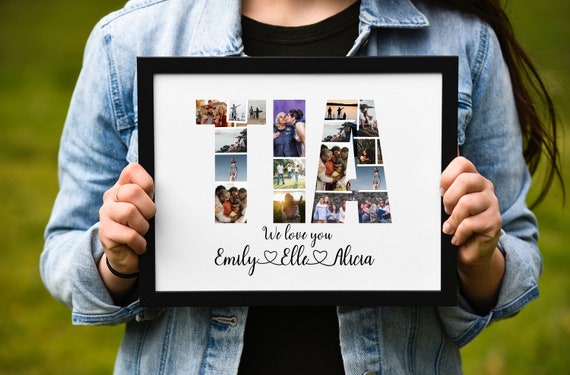 Personalized Tia Photo Collage Aunt Picture Collage Auntie Gifts Aunt Gift Birthday Gifts For Her Aunty Gifts File