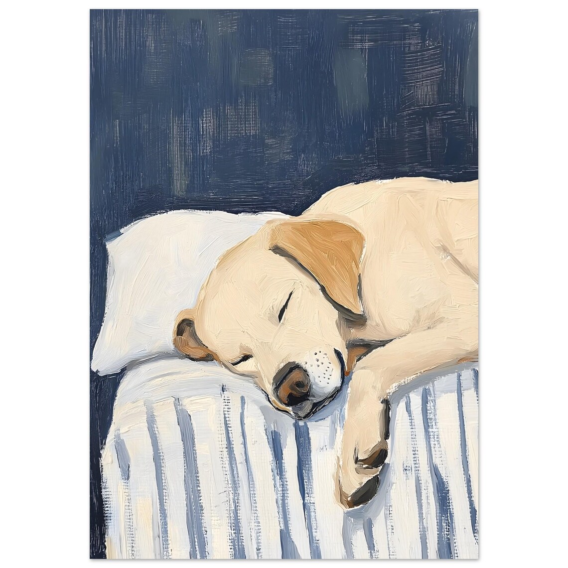 Labrador Wall Art Print, Elegant Dog Poster