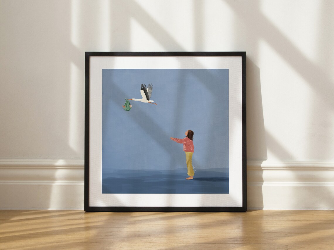 Maybe One Day Quote Art Print - Image 4