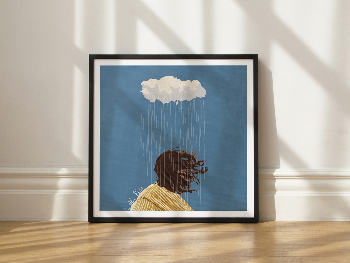 When It Rains - Typography Art Print - Image 4