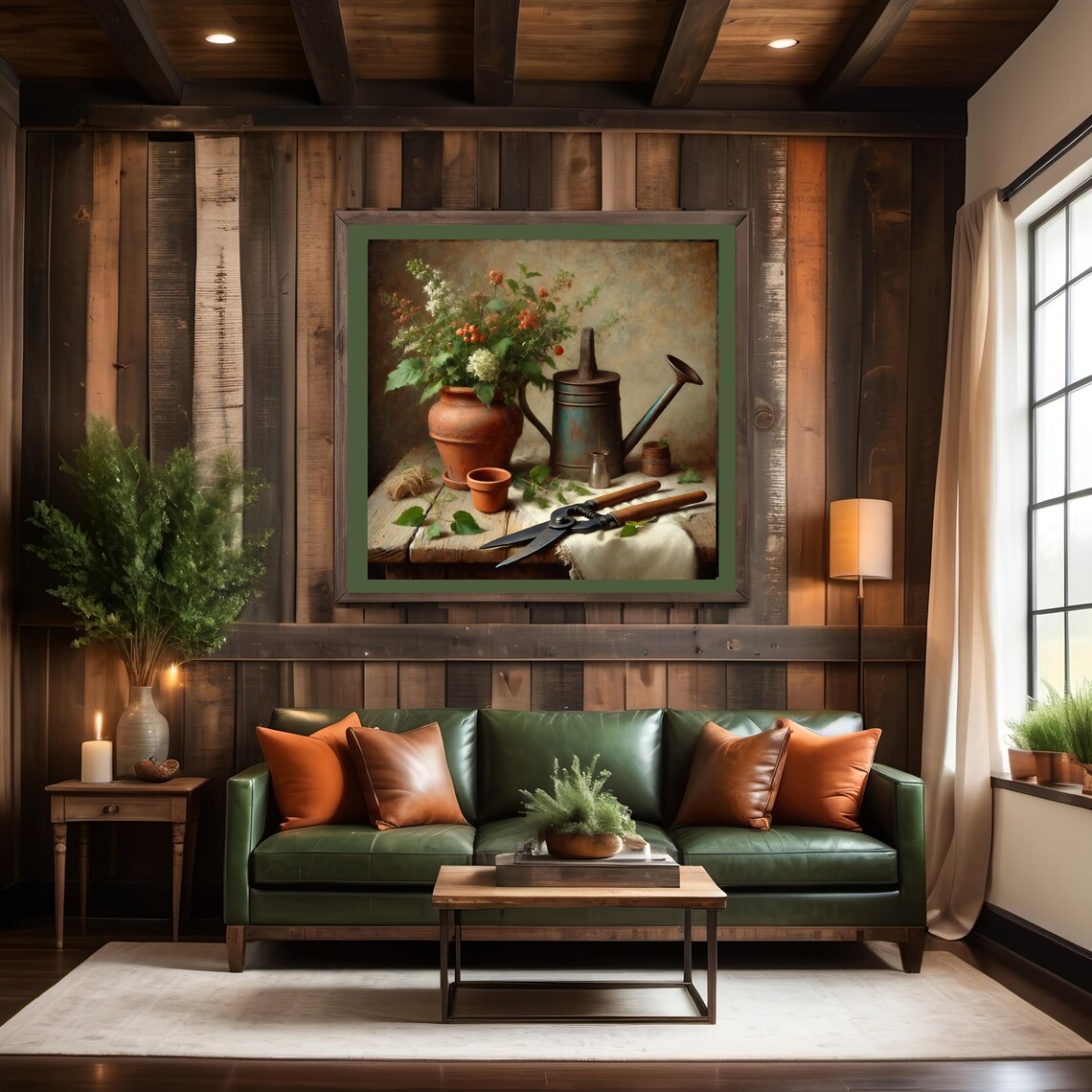 Vintage Gardening Still Life, Rustic Garden Art Print - Image 3