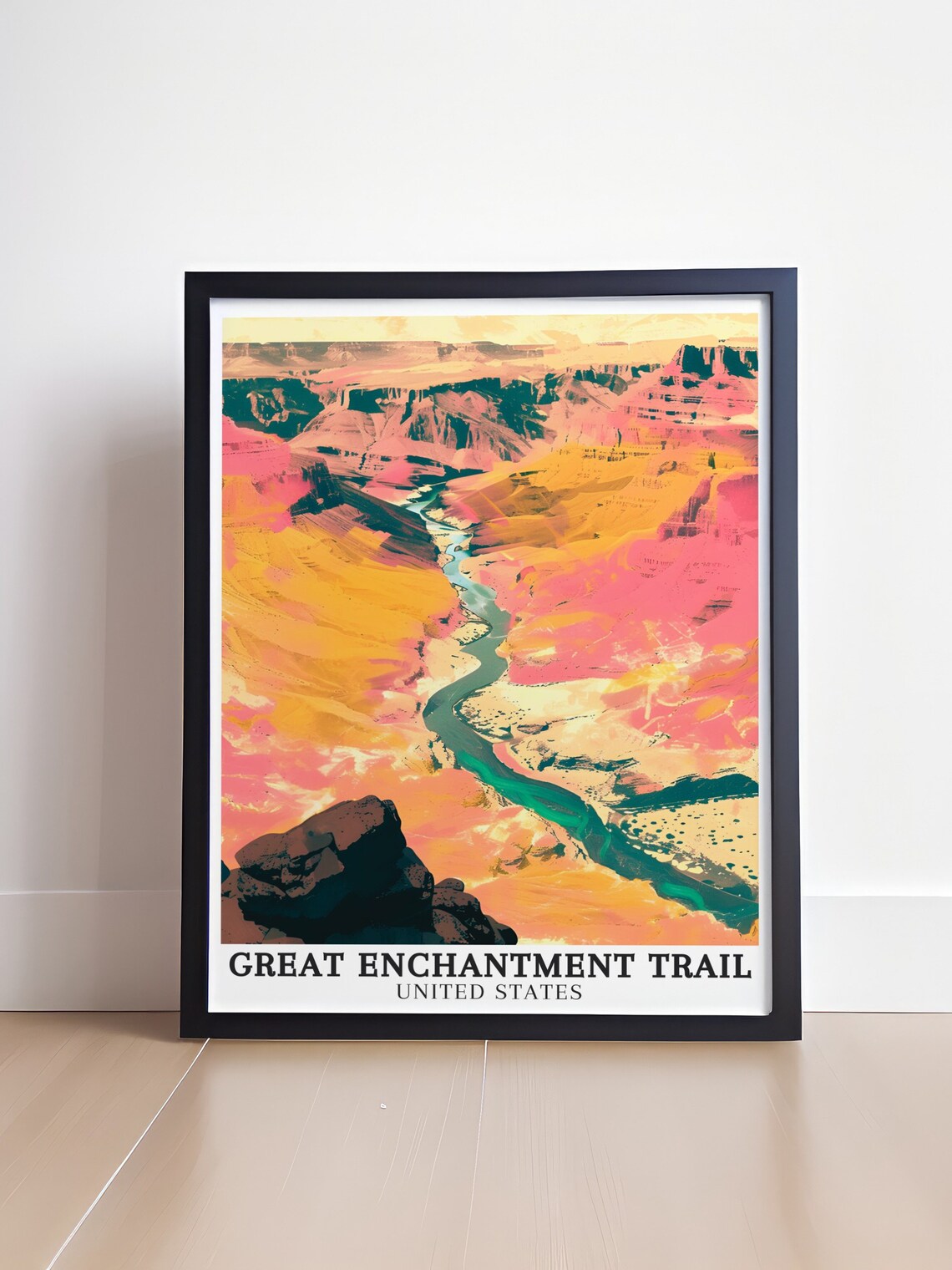 Great Enchantment Trail Grand Canyon River Gorge Colors Poster - Image 4
