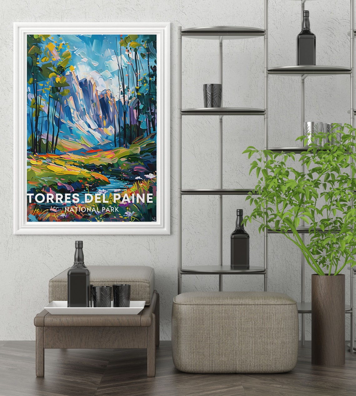 Torres Del Paine National Park Poster Travel Poster Of Glaciar Gray Glaciar Gray Art From Torres Del Paine - Image 3