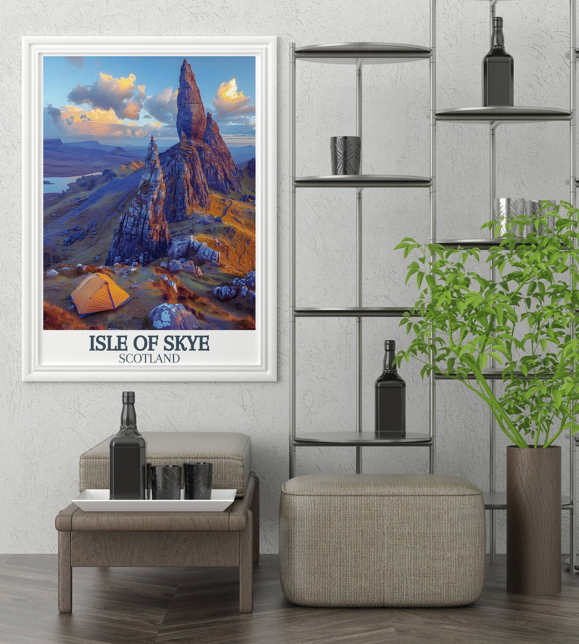 Isle Of Skyewall Decor Collection Old Man Of Storr Travel Prints Scotland Arts And Travel Posterisle Of Travel Posters - Image 3