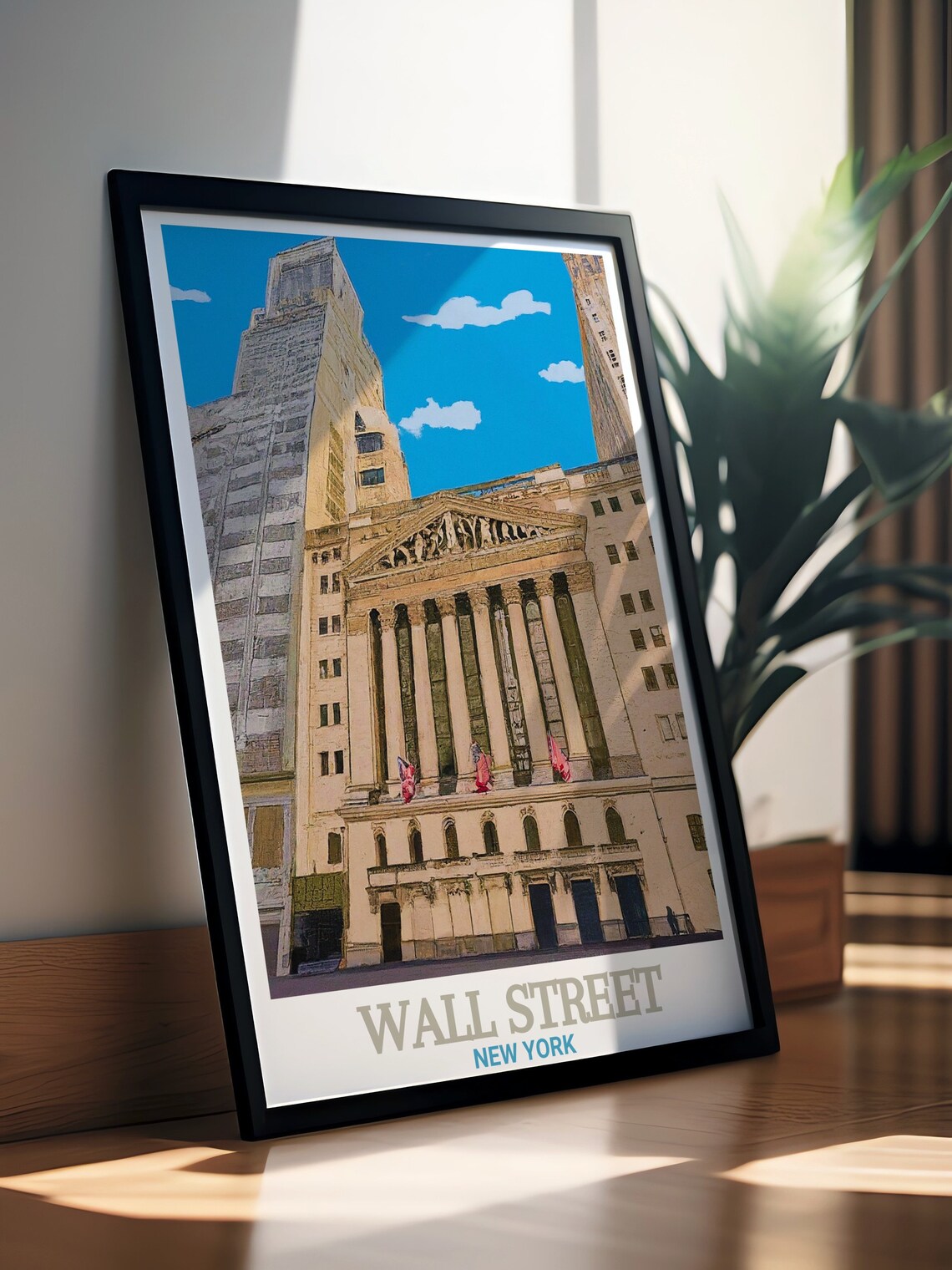 Wall Street, New York Stock Exchange Travel Poster - Image 2