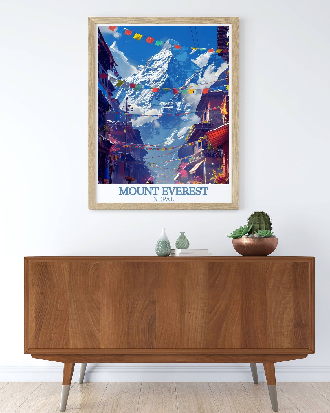 Mount Everest Art Print, Everest Base Camp Collection - Image 3