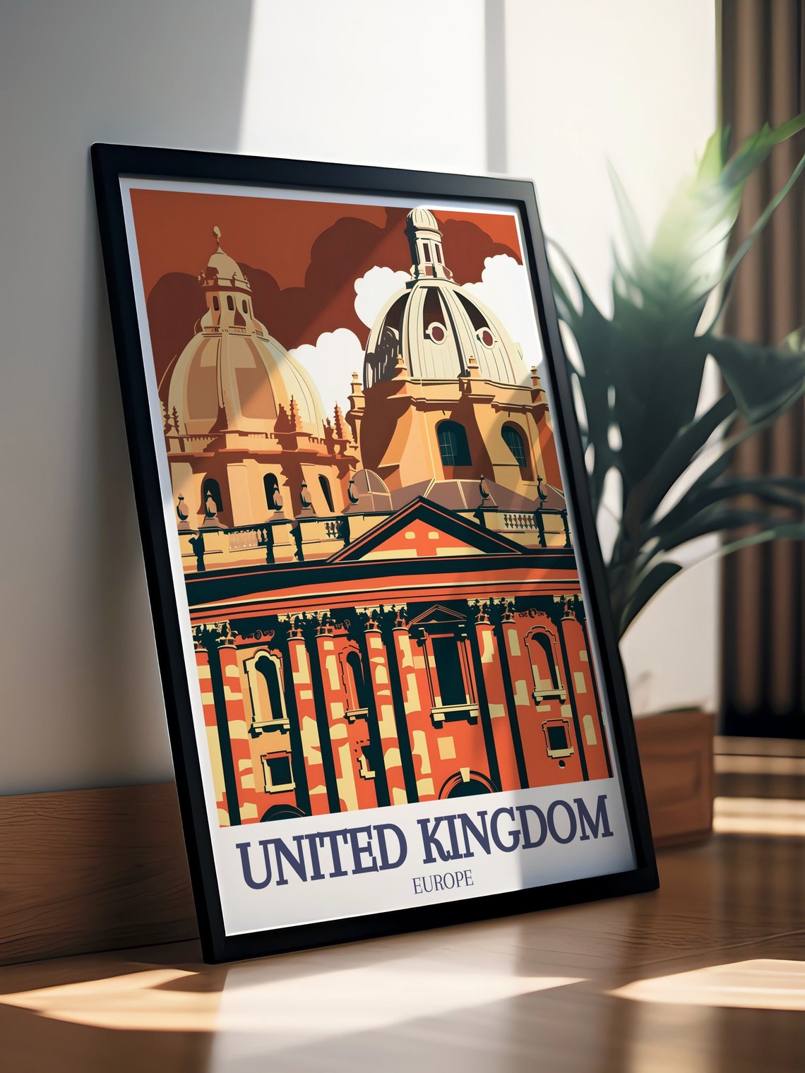 United Kingdom Art Collection University Of Oxford Travel Poster Oxford Art Prints University Of Oxford Posters Uk Travel Art - Image 3