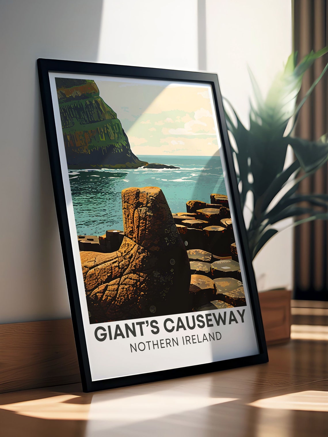 Giant's Causeway Northern Ireland Ancient Basalt Columns Coast Poster - Image 2