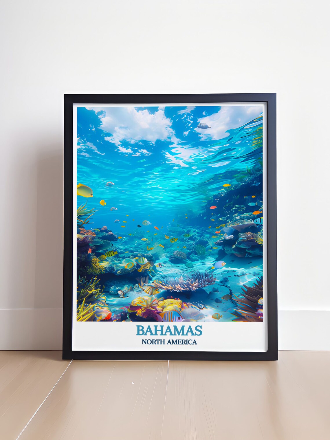 Bahamas Coral Reef Underwater Tropical Fish Exuma Cays Sea Life Poster - Image 4