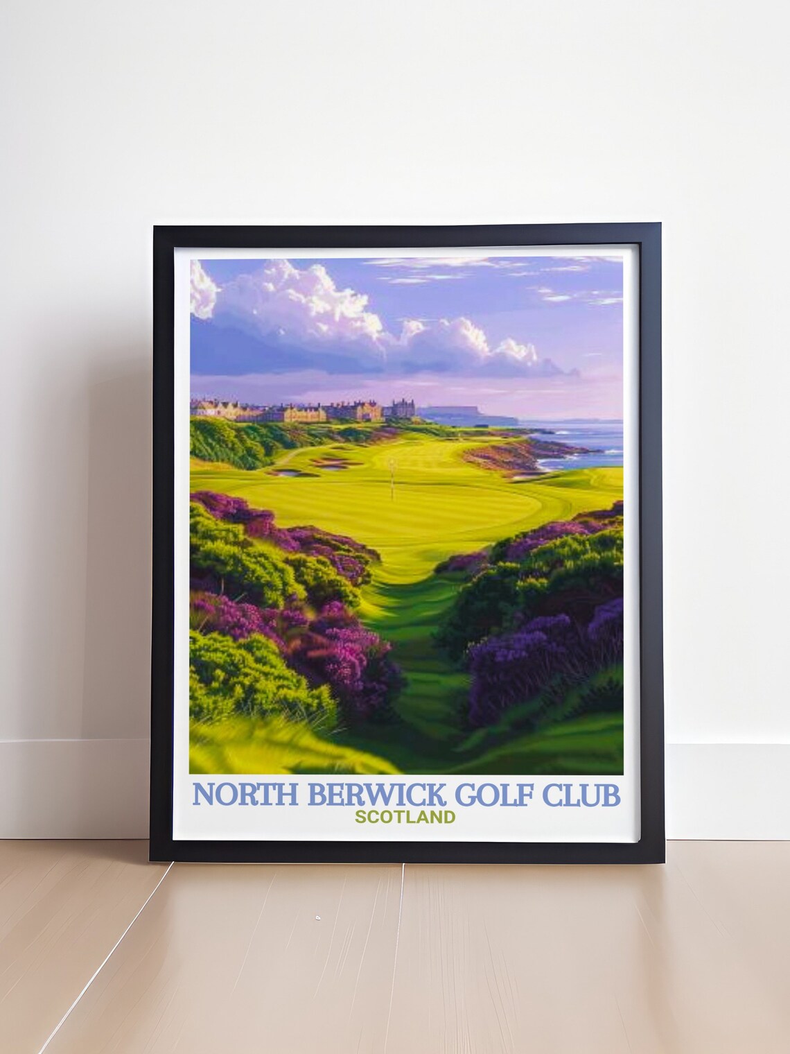 North Berwick Golf Club Scottish Art Print - Image 4