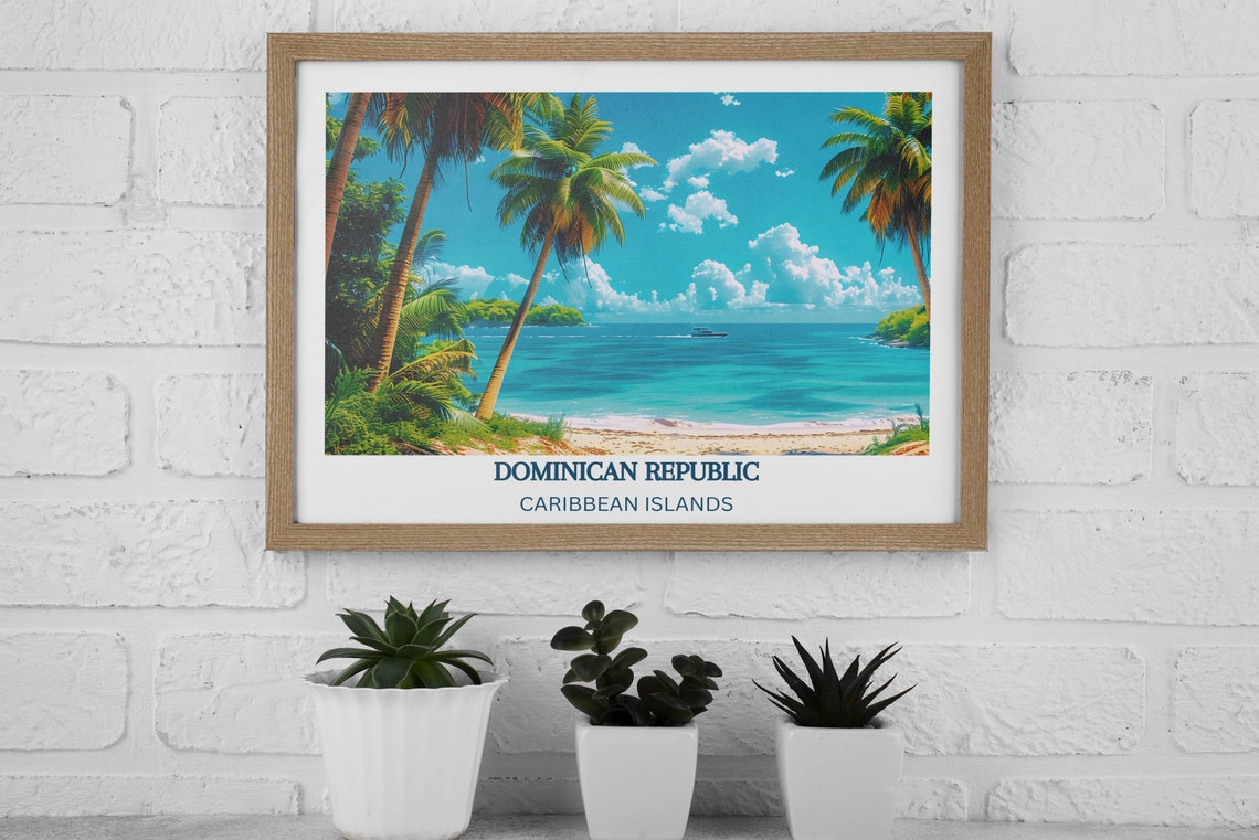 Dominican Republic Print Dominican Republic Photo Dominican Republic Poster Caribbean Art Print Dominican Republic Wall Art Caribbean