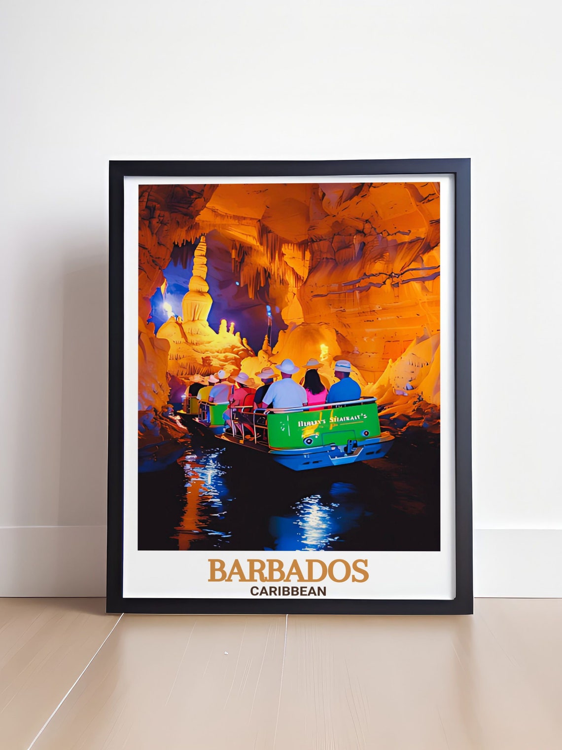 Barbados Harrisons Cave Underground Tram Boat Tour Adventure Poster - Image 2