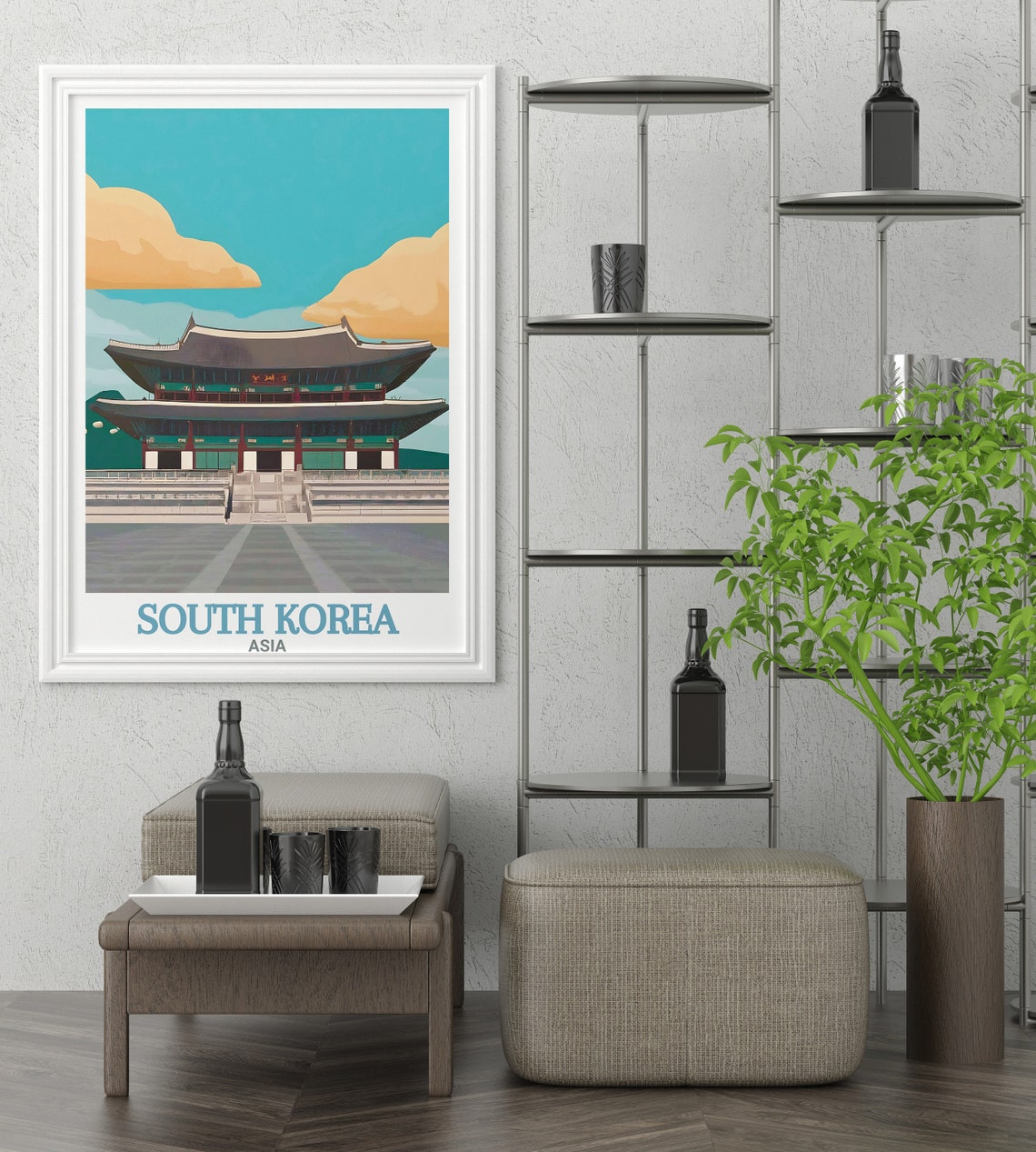 Gyeongbokgung Palace Seoul South Korea Royal Throne Hall Poster - Image 3