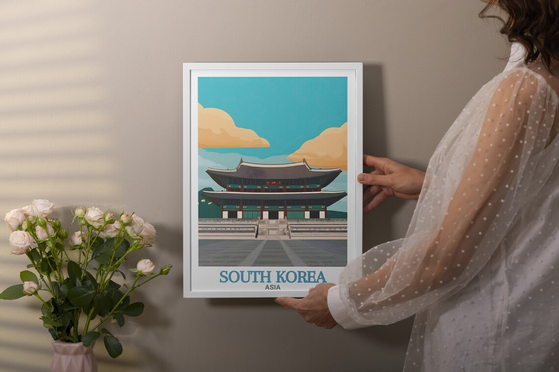 Gyeongbokgung Palace Seoul South Korea Royal Throne Hall Poster - Image 2