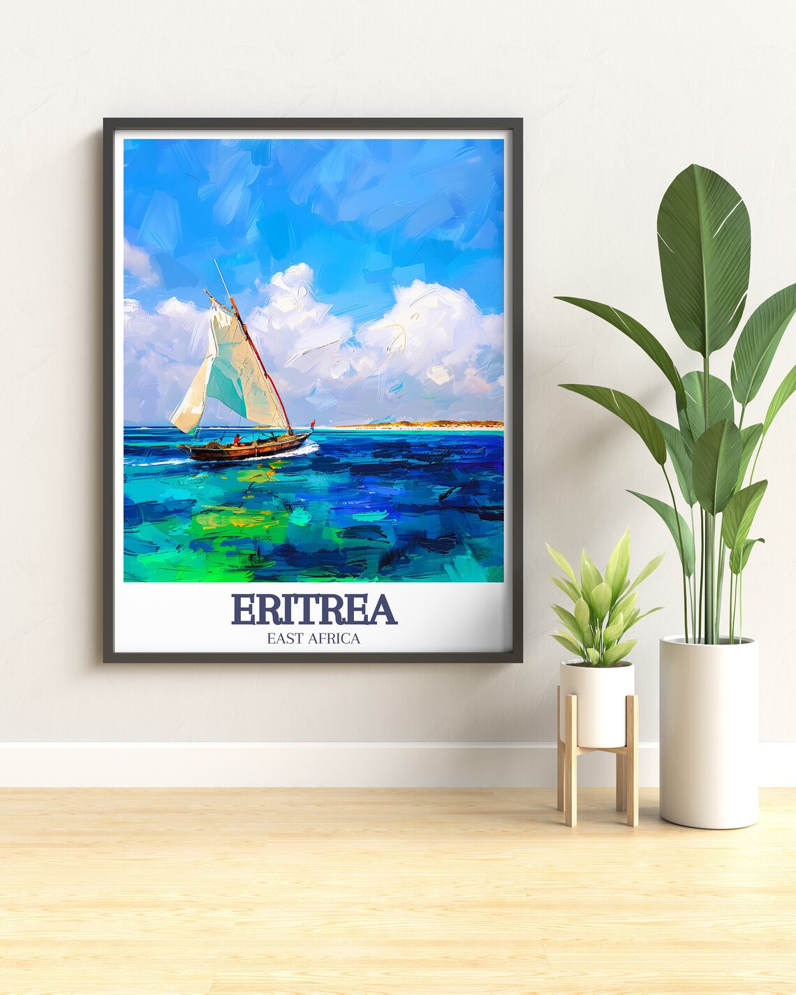 Dahlak Island Travel Poster, Red Sea Wall Art - Image 3