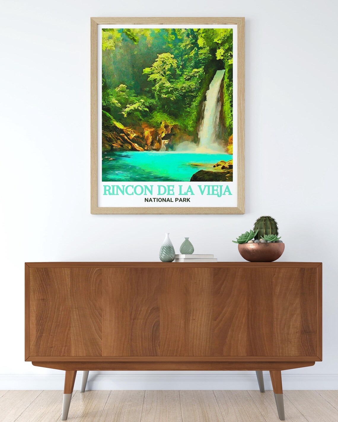 Rincon de la Vieja National Park Waterfall Jungle Lagoon Poster - Image 4
