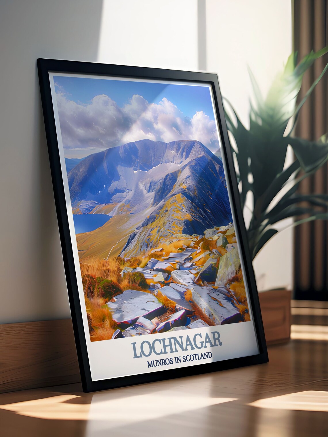 Lochnagar Summit Poster Lochnagar Munro Art Lochnagar Summit Print Lochnagar Summit Poster - Image 3